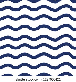 Waves. Cute seamless pattern. Can be used in textile industry, paper, background, scrapbooking.