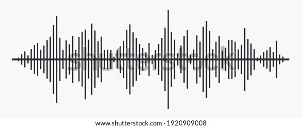 Waves Equalizer Isolated On Background Eq Stock Vector (Royalty Free ...