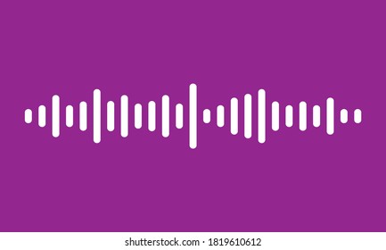 Waves of the equalizer vector illustration