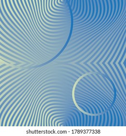 waves and forms blue background vector illustration design