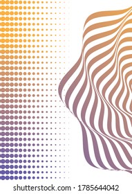 waves and forms mix colors background vector illustration design