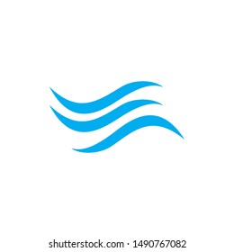 Sea Waves Logo Vector Template Stock Vector (royalty Free) 1671120871