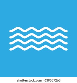 Waves icon, vector illustration
