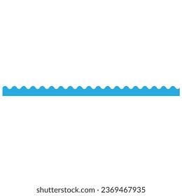 Waves icon vector. Wave illustration sign. ocean symbol. water logo.