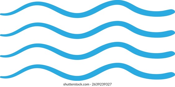 Waves icon vector. Wave illustration sign. ocean symbol. water logo.