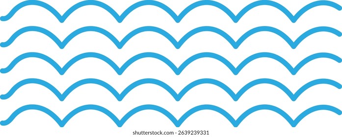 Waves icon vector. Wave illustration sign. ocean symbol. water logo.
