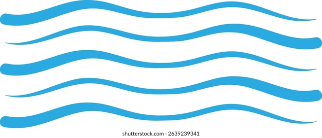 Waves icon vector. Wave illustration sign. ocean symbol. water logo.