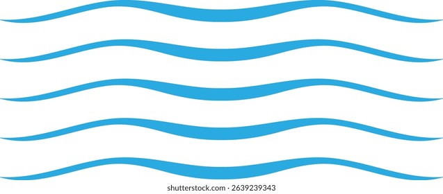 Waves icon vector. Wave illustration sign. ocean symbol. water logo.