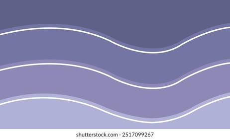 ilustração de fundo vetorial em camadas de ondas e ilustração de vetor de praia do mar.