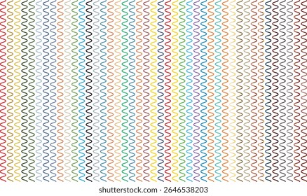 Waves line set. Wave ornament pattern. Set of wavy zigzag lines. Wave thin line background.Waves line set.