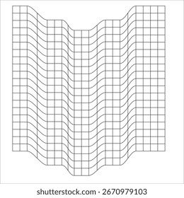 Waves Line Set. Muster für Wellenschmuck. Satz von wellenförmigen Zickzacklinien. Welle dünnen Linie Hintergrund. Vektorzickzack und wellenförmige horizontale Unterstreichung. Vektorgrafik 