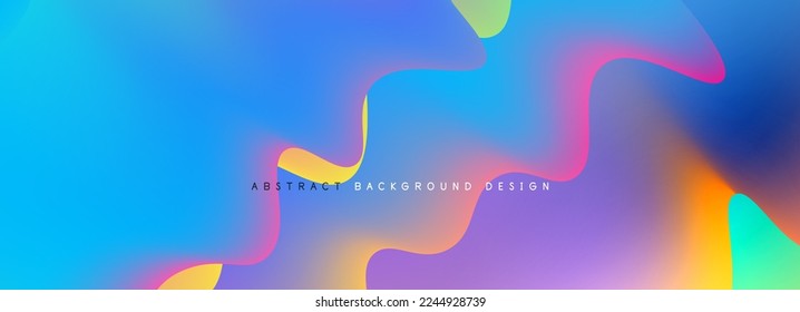 Waves with liquid colors dynamic abstract background for covers, templates, flyers, placards, brochures, banners
