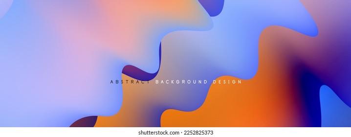 Waves with liquid colors dynamic abstract background for covers, templates, flyers, placards, brochures, banners