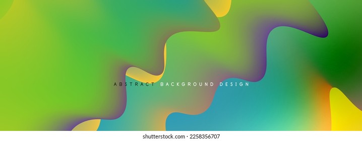 Waves with liquid colors dynamic abstract background for covers, templates, flyers, placards, brochures, banners