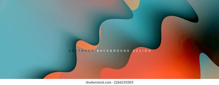 Waves with liquid colors dynamic abstract background for covers, templates, flyers, placards, brochures, banners