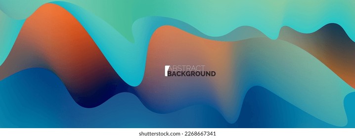 Ondas con colores líquidos fondo abstracto dinámico para cubiertas, plantillas, volantes, carteles, folletos, banners