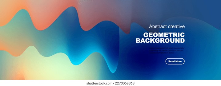 Ondas con colores líquidos fondo abstracto dinámico para cubiertas, plantillas, volantes, carteles, folletos, banners