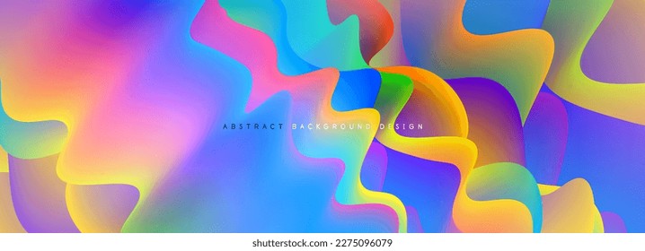 Waves with liquid colors dynamic abstract background for covers, templates, flyers, placards, brochures, banners