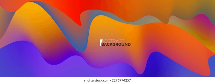 Waves with liquid colors dynamic abstract background for covers, templates, flyers, placards, brochures, banners