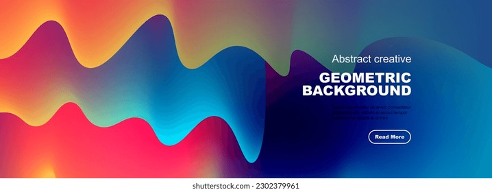 Waves with liquid colors dynamic abstract background for covers, templates, flyers, placards, brochures, banners
