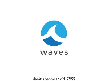 Waves Logo Stock Vector (Royalty Free) 644427958 | Shutterstock