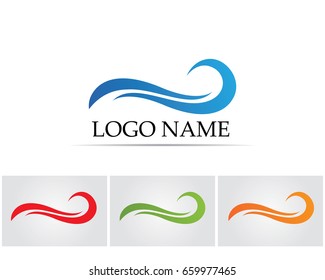 Waves logo and symbols
