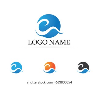 Waves logo and symbols