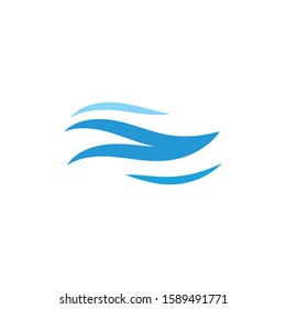 Waves Logo Template vector symbol nature