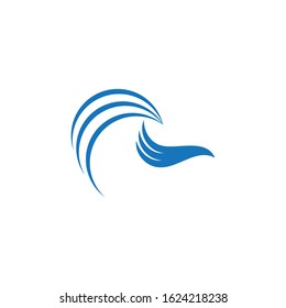 Waves Logo Template vector symbol nature
