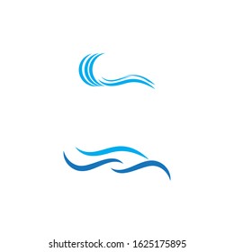 Waves Logo Template vector symbol nature