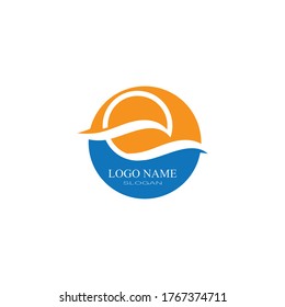 Waves Logo Template vector symbol nature
