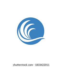 Waves Logo Template vector symbol nature