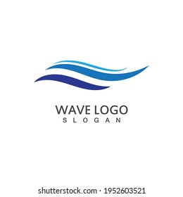 Waves Logo Template vector symbol nature