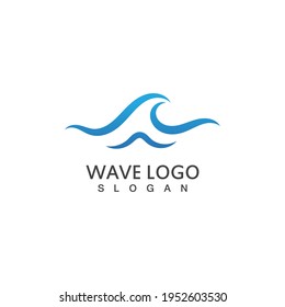 Waves Logo Template vector symbol nature