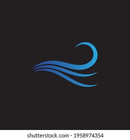Waves Logo Template vector symbol nature