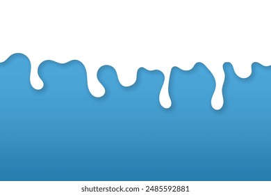 Waves of milk falling down, yogurt texture.