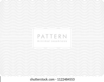 waves minimal seamless pattern. Light collection. Abstract textured background design. Vector illustration for minimalistic design. Modern elegant wallpaper.
Wave Stripe Background - simple texture 