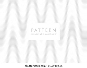 waves minimal seamless pattern. Light collection. Abstract textured background design. Vector illustration for minimalistic design. Modern elegant wallpaper.
Wave Stripe Background - simple texture 