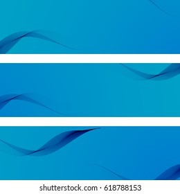 Waves on blue
