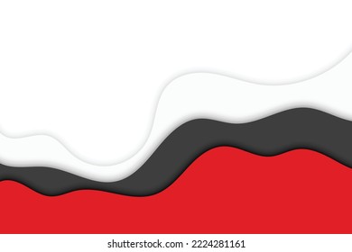 Red green swoosh Royalty Free Stock SVG Vector