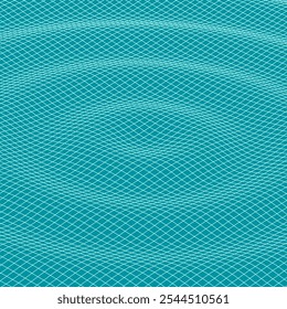 Waves of particles. Lines technology background. Pattern for presentations. Liquid waves abstract template. Vector illustration
