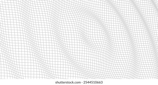 Waves of particles. Lines technology background. Pattern for presentations. Liquid waves abstract template. Vector illustration