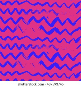 Waves pattern. Abstract wavy background in vector