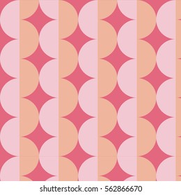 Waves pattern, pink and beige colors.