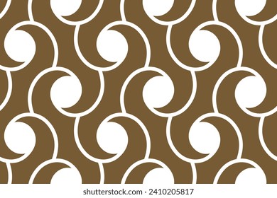 Waves pattern traditional Japanese ornament stylish lines background abstract minimalist fabric print classy colorful ornament modern graphic style. Casual repeating textile design, white, gold color.