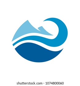 Waves Sea Mount Logo