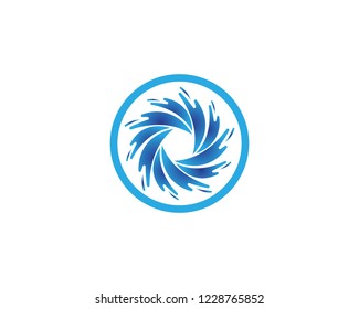 Waves of sea or ocean waves,blue water, splash vector illustration
