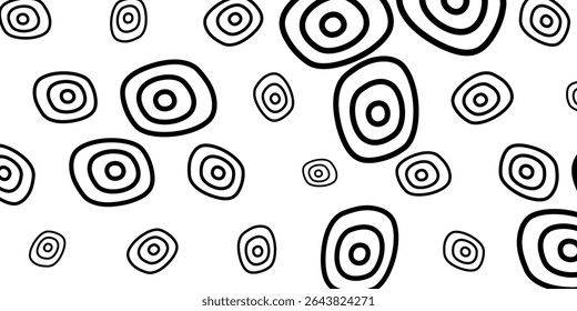 Waves shape decoration. Optical illusion stripes style. Striped waves from curved black lines background. Graphic design element with distorted lines. EPS vector illustration