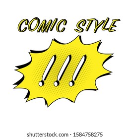 Waves sign illustration. Vector. Comics style icon on pop-art background