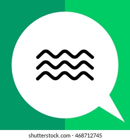 Waves simple icon